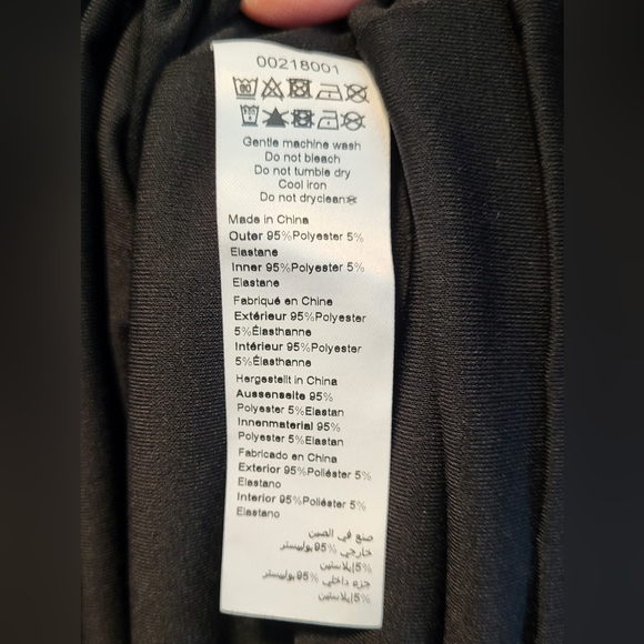 City Chic Black and White Asymmetrical Dress - Picture 8 of 16